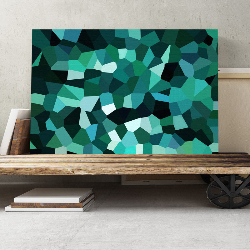 Blue Abstract - Wrapped Canvas, 40cm H x 60cm W