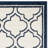 Ammundsen Geometric Area Rug in Ivory/Navy-614841583