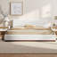 Boucle Upholstered Bed With Solidwood Frame & Support Slats-1562774859-1557115908