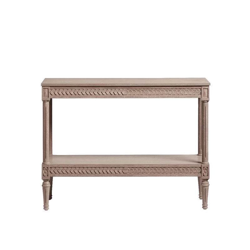 American style retro solid wood console table