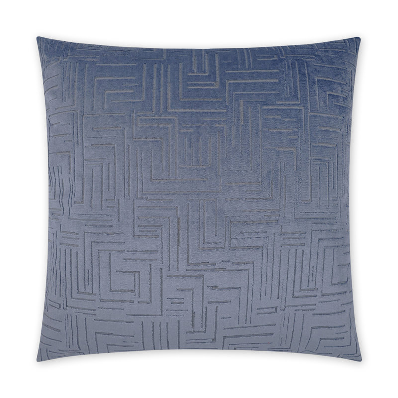Klint Pillow Cover & Insert, Blue, Bolster 14"H x 42"W