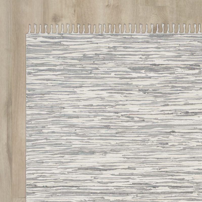 Ceniceros Cotton Hand Woven Area Rug, Rectangle 91 x 152cm