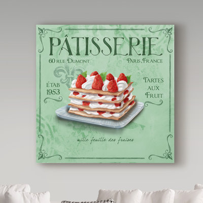 « frais frais », affiche rétro sur toile tendue