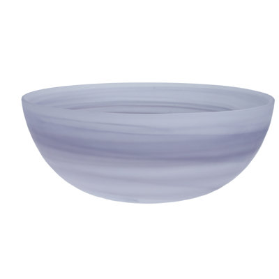 D&V La Jolla Amethyst 8" Large Salad Bowl, Set of 2