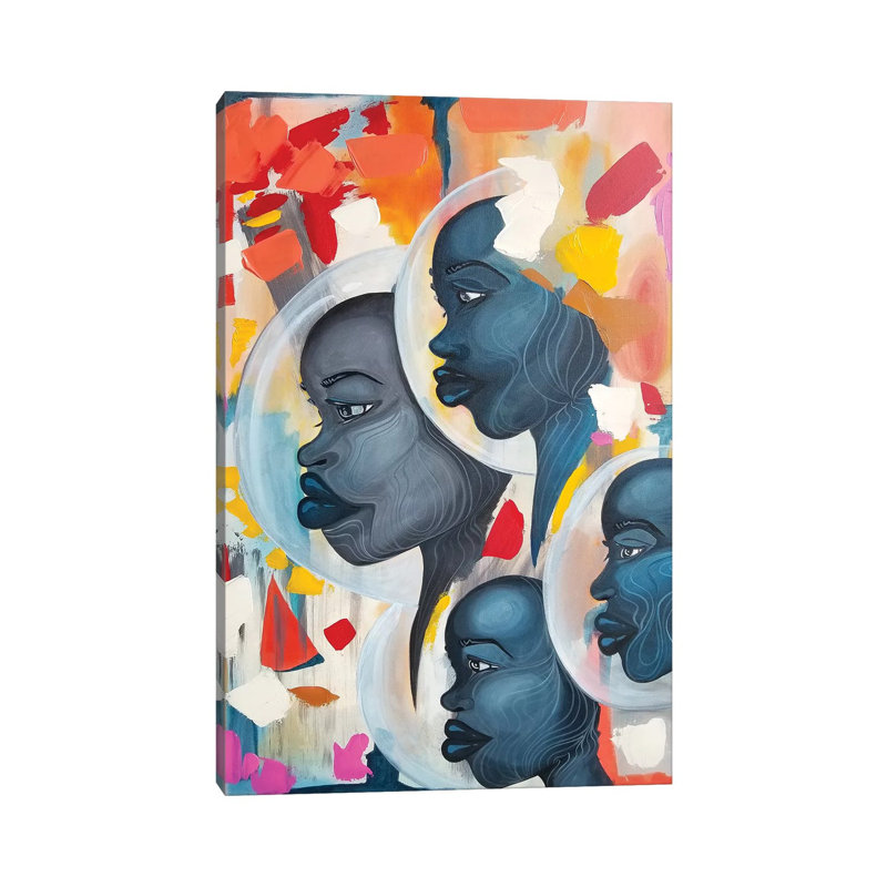 «Motherboard» par Pinklomein - reproduction d'art sur toile tendue, H 40 po x l 26 po x P 1,5 po