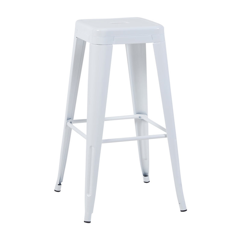 Tabouret de comptoir, Blanc, 2