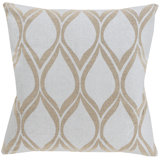 Stamped Geometric Pillow Cover