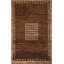 Tapis brun Gabbeh carré 2 x 2