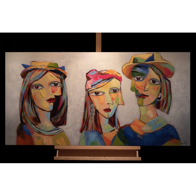 Picasso's Muses Hand Painted Acrylic Painting