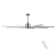 Oversized Windmill - Blade Modern Farmhouse Standard LED Ceiling Fan with Remote Control and Light Kit Included