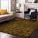 Premium Machine Washable Cerrito AMF564 Chocolate Rug
