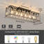 6 - Light 98.3cm Flush Mount-1853719475