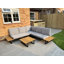 Rechard Garden Corner Sofa Set with Parasol-976410465