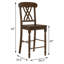 Tabouret à hauteur de comptoir en noyer