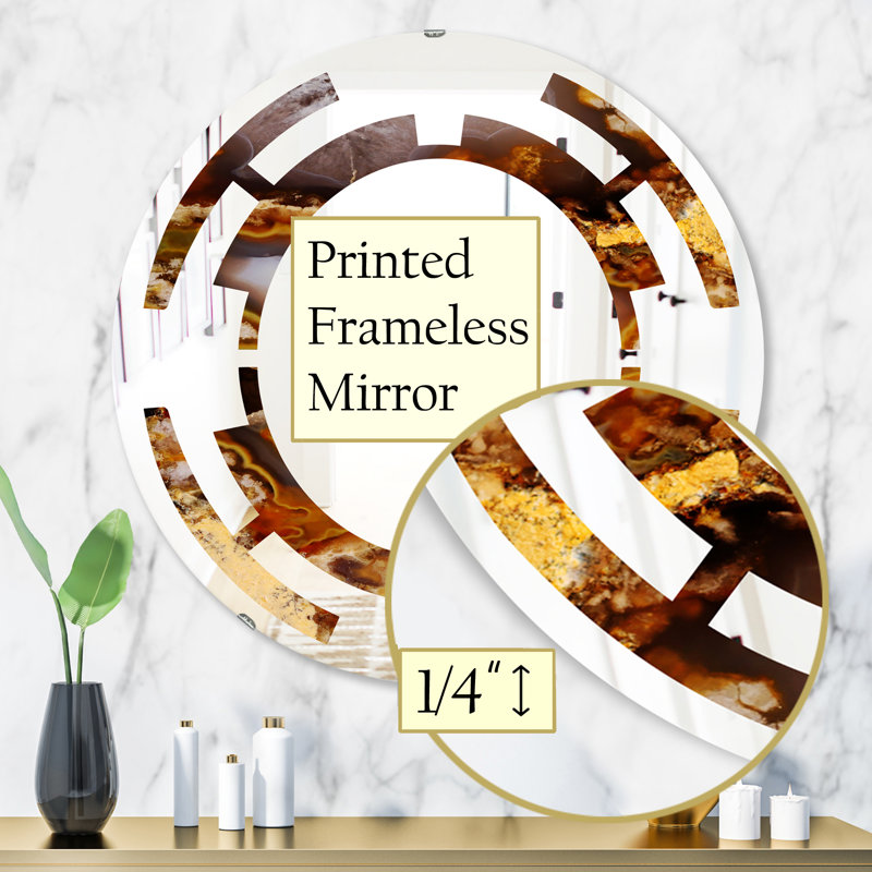 Miroir mural Space Sand, H 31,5 po x l po