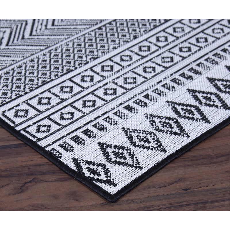 Tapis intérieur / extérieur Kawehi, Rectangle 8 pi x 10 pi