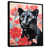 Toile avec cadre flottant noir