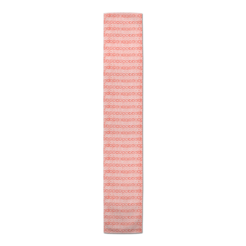 Chemin de table Corddaryl, P 16 po x L 72 po, Rose
