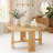 Indoor Solid Wood Dining Table, Natural