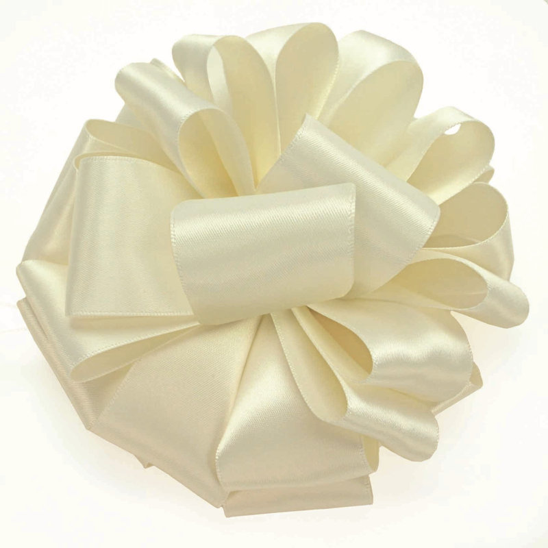Ruban double face, Blanc antique