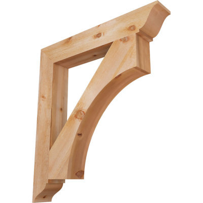 H 6 po x l 40 po x Support en bois / corbeau