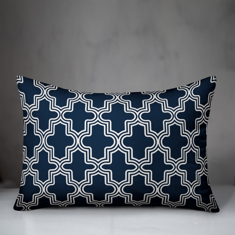 Coussin marocain, Bleu marine