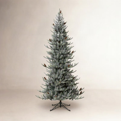 Pre-Lit Blue Spruce Fir Christmas Tree