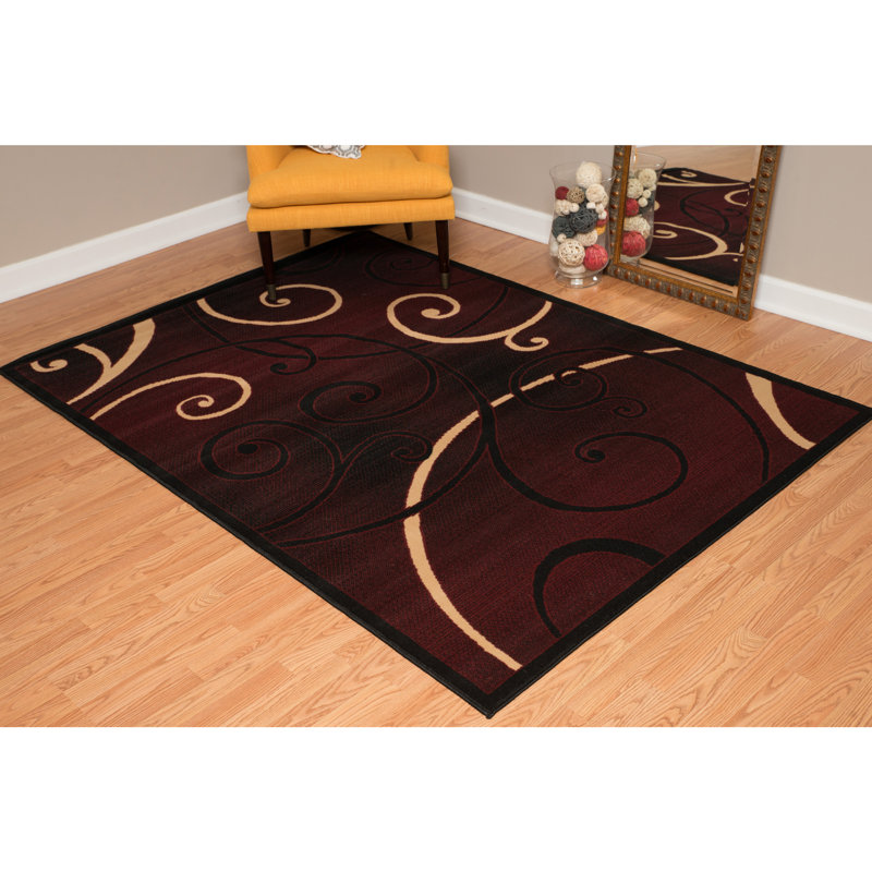 Baier Abstract Indoor Rug, Rectangle 7'10" x 10'6"