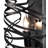 Cyclone Steel Candle Wall Light-97927284