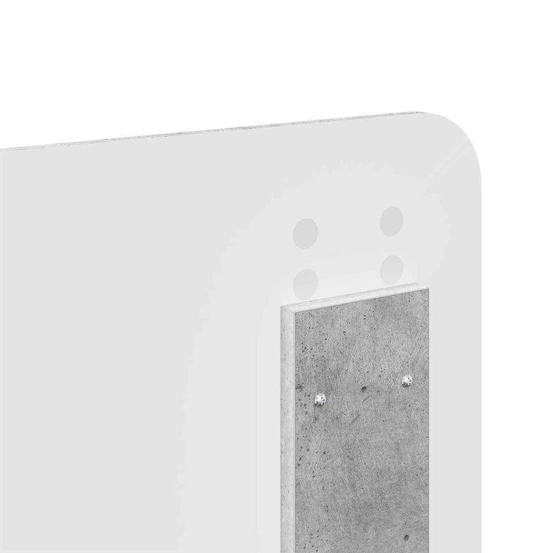 Bed, Kingsize (5'), Concrete Grey