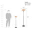 Lampe sur pied Klimt Boho-128849764