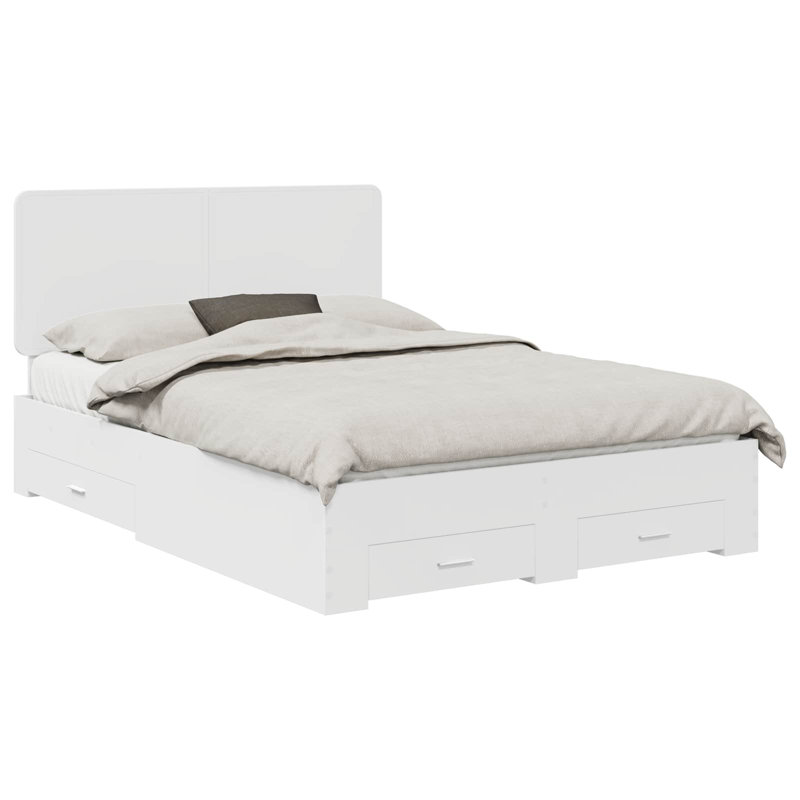 Bed, European Kingsize (160 x 200 cm), White
