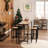 Counter Stool with Steel Frame