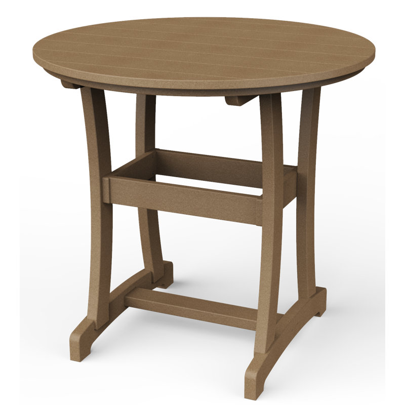 Table de bar Stella, H 42 po x l 42 po x P 42 po, Marron foncé