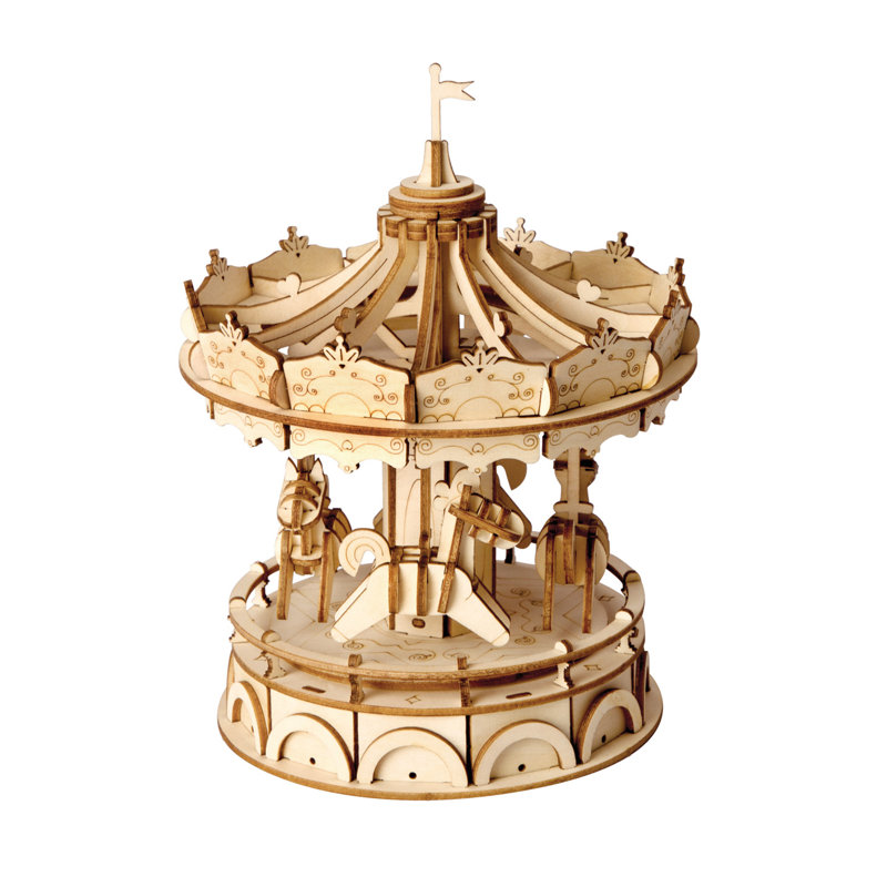 Casse-tête bricolage 3D - Merry-Go-Round - 174 pièces
