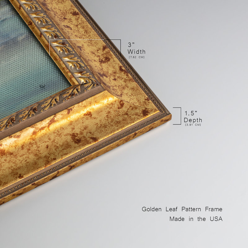 Impression sur toile tendue, "Cadre apaisant III", H 25 po x l 45 po x P 2,5 po