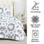 Ensemble de courtepointe réversible en microfibre Happy Holiday-186732457
