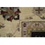 Hand-Knotted High-Quality Black and Cream Area Rug