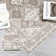 Machine Washable Rugs Vintage Non-Slip Low Pile Rubber Backing Area Rug for Living Room Bedroom Kitchen Dining Room Dorm and Bedside Decor