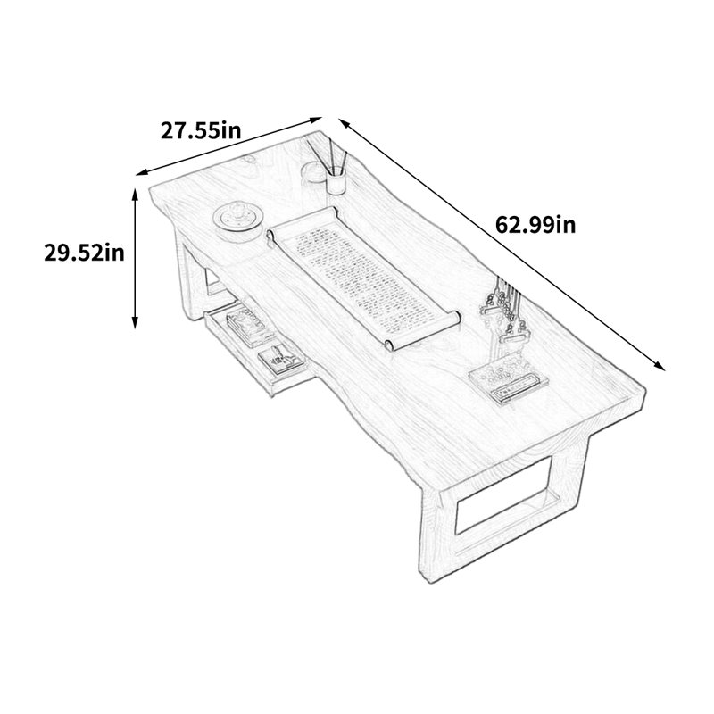 Golbus, 29.52" H x 62.99" W x 27.55" D