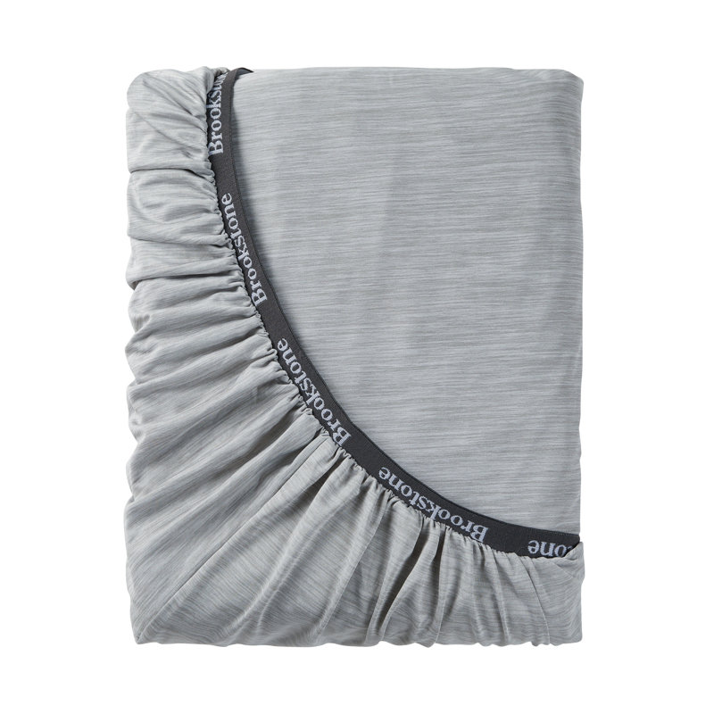 Gray Full Size Polyester Cooling Sheet Set