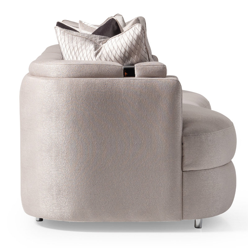 Carmela Sofa, 28.5" H x 104" W x 37.5" D, 4