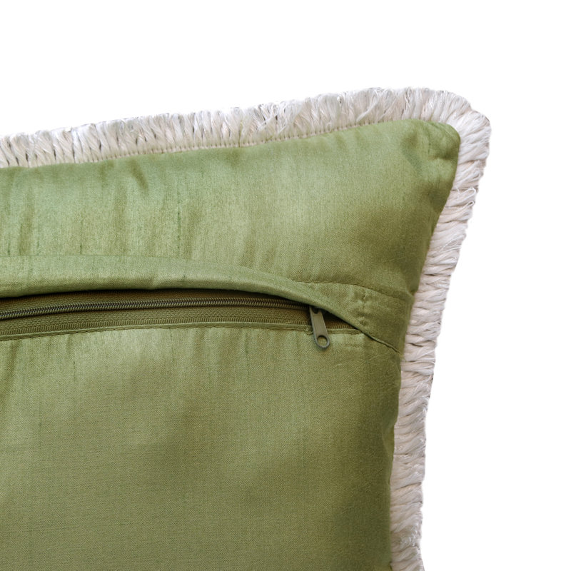 Housse de coussin carré en mélange de polyester, polyester