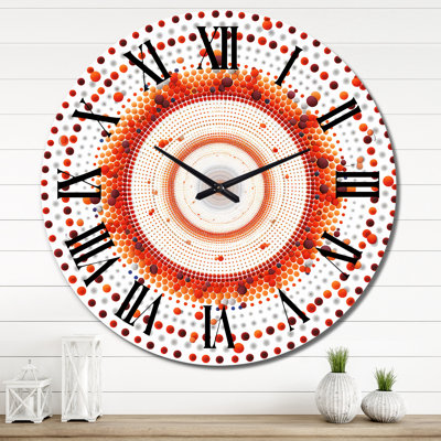 Horloge murale Boho Mandala