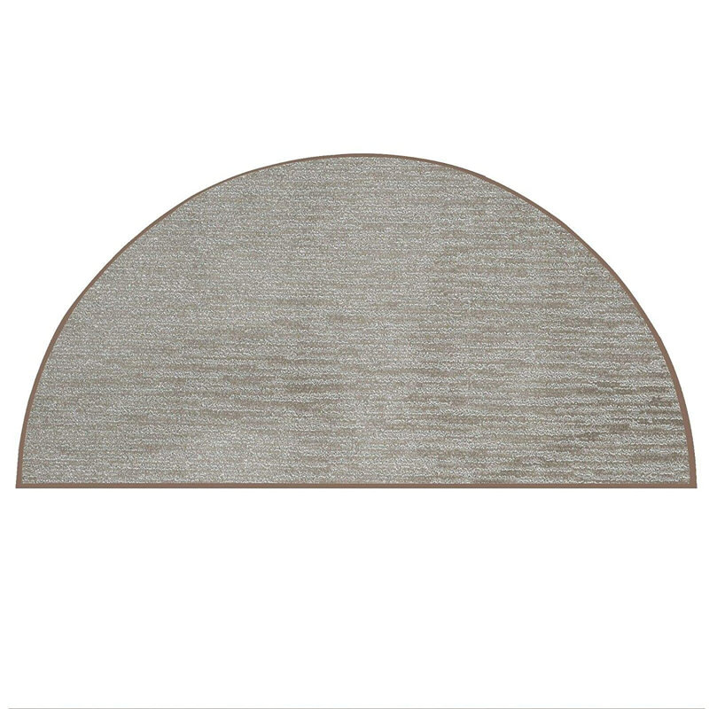 Tapis décoratif brun Furnish My Place, Demi-cercle 4 pi 6 po x 9 pi