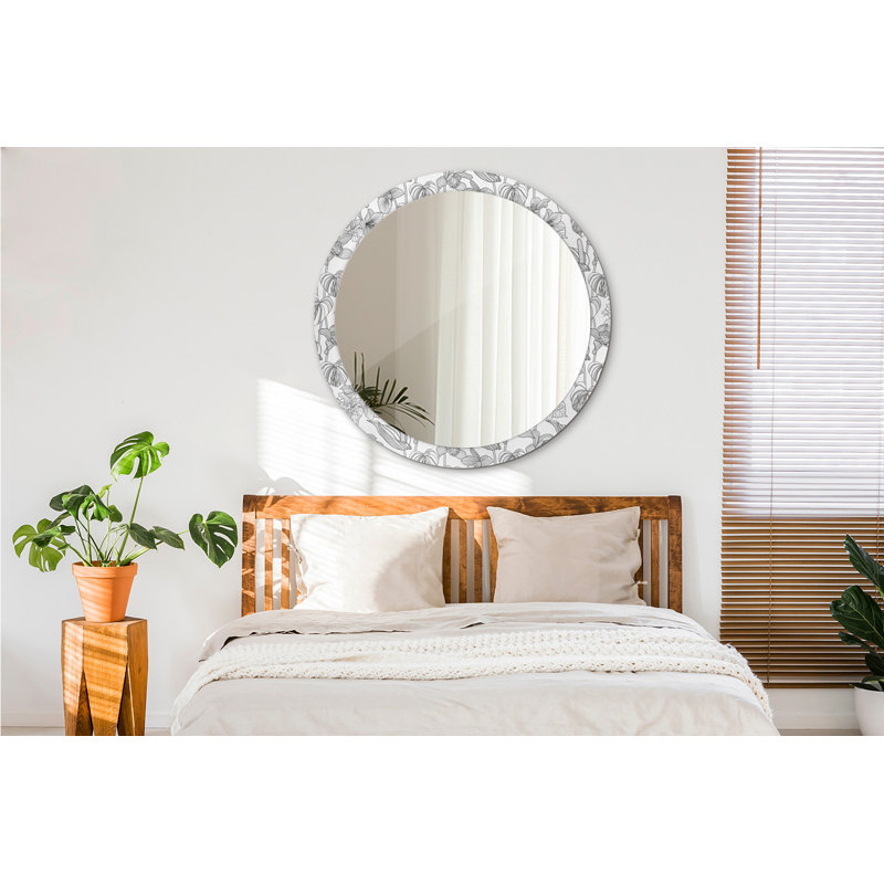 Huldar Glass Flat Wall Mirror