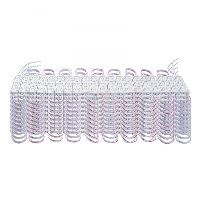 200 lumières DEL de devanture 200PCS, 103 pi DC 12 V, lumières DEL modulaires, 2835 SMD 3 lumières DEL 1,5 W avec bande adhésive à l'arrière, pour les enseignes de la publicité dans les vitrines, IP68 imperméable