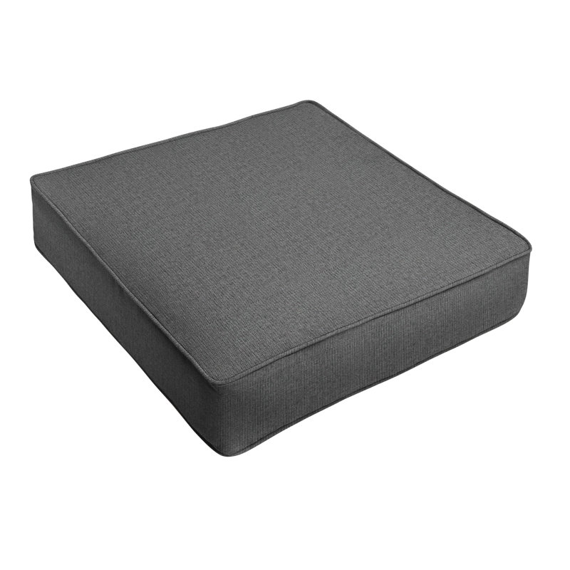Coussin de siège Sunbrella, Gris, L 23,5 po x P 23 po