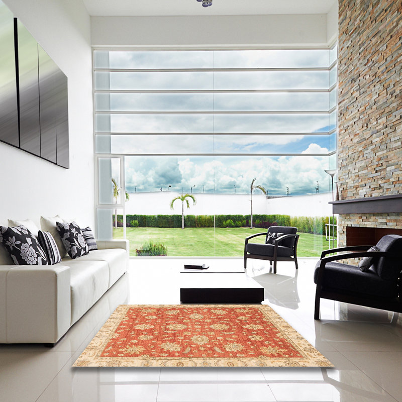 Abstract Indoor Rug, Square 5'