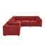 Canapé modulaire rembourré en velours côtelé bamppieles-210323386